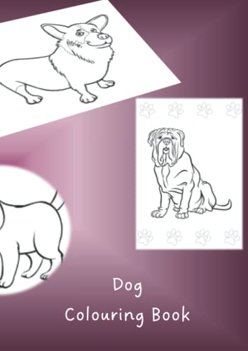 Stock image for Dog Colouring Book | Suitable for all ages: A4 sized 40 pages for sale by GF Books, Inc.