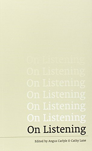 Stock image for On Listening for sale by Blackwell's