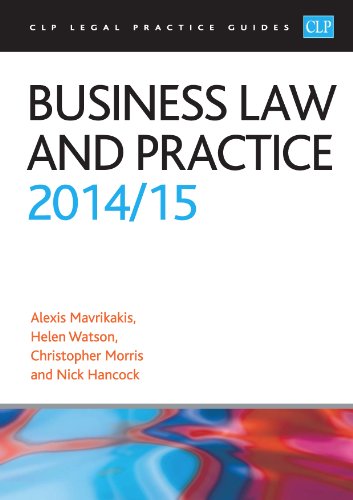 Stock image for Business Law and Practice 2014/2015 (CLP Legal Practice Guides) for sale by AwesomeBooks