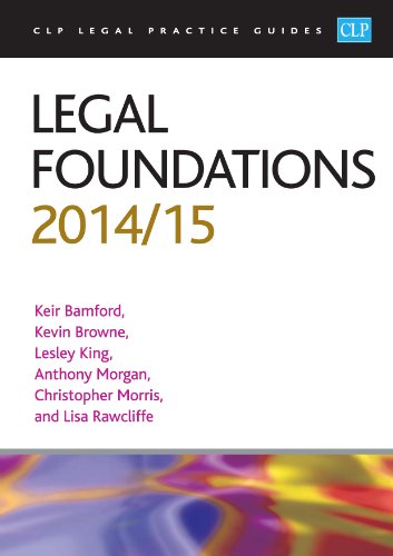 9781910019504: Legal Foundations 2014/2015