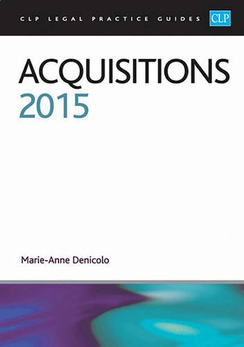 Imagen de archivo de Acquisitions 2015 (CLP Legal Practice Guides) a la venta por WorldofBooks
