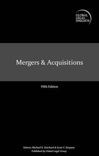 Stock image for Global Legal Insights - Mergers & Acquisitions (5th edition) for sale by Book Dispensary