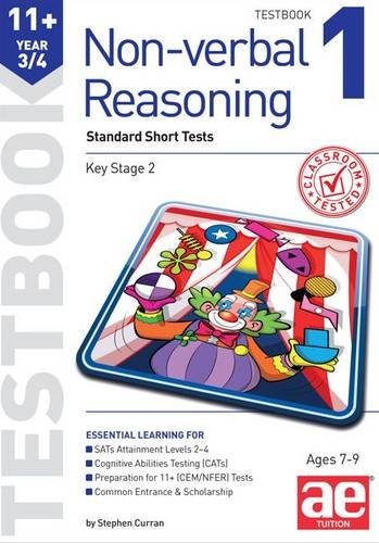 9781910106280: 11+ Non-Verbal Reasoning Year 3/4 Testbook 1: Standard Short Tests: No. 1 (11+ Non-Verbal Reasoning Year 3/4 Workbooks for Children)