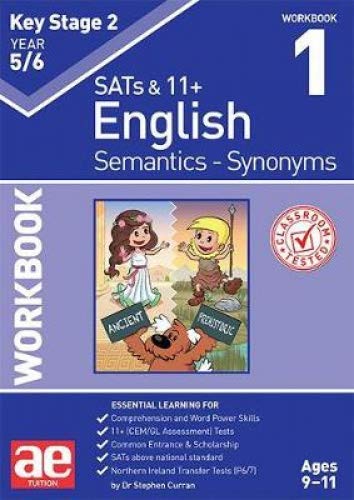Imagen de archivo de KS2 Semantics Year 5/6 Workbook 1 - Synonyms a la venta por AwesomeBooks