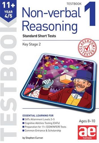 Beispielbild fr 11+ Non-verbal Reasoning Year 4/5 Testbook 1: Standard Short Tests zum Verkauf von WorldofBooks