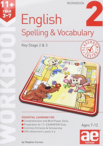 Stock image for 11+ Spelling and Vocabulary Workbook 2: Foundation Level for sale by WorldofBooks