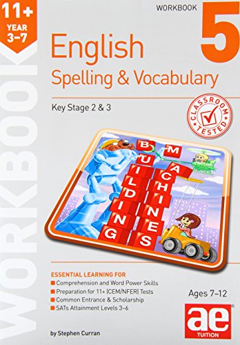 Stock image for 11+ Spelling and Vocabulary Workbook 5: Intermediate Level for sale by WorldofBooks