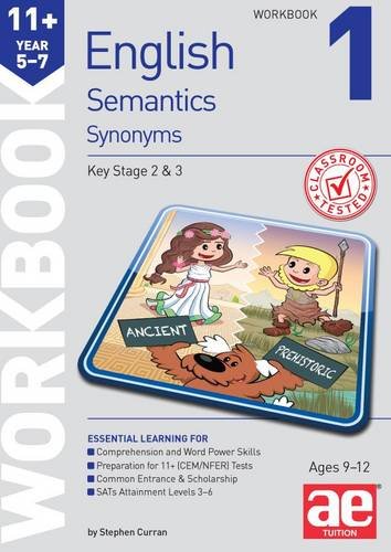 Stock image for 11+ Semantics Workbook 1 - Synonyms for sale by WorldofBooks