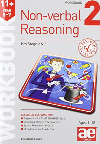 Beispielbild fr 11+ Non-verbal Reasoning Year 5-7 Workbook 2: Including Multiple-choice Test Technique zum Verkauf von WorldofBooks