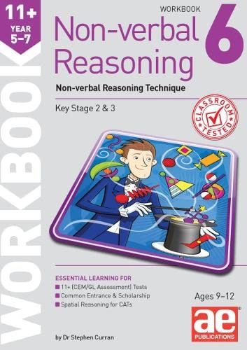 Beispielbild fr 11+ Non-verbal Reasoning Year 5-7 Workbook 6: Non-verbal Reasoning Technique zum Verkauf von WorldofBooks