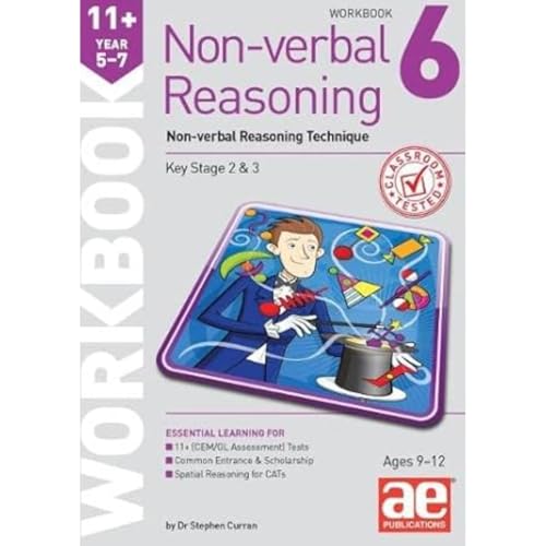 Stock image for 11+ Non-verbal Reasoning Year 5-7 Workbook 6: Non-verbal Reasoning Technique for sale by WorldofBooks