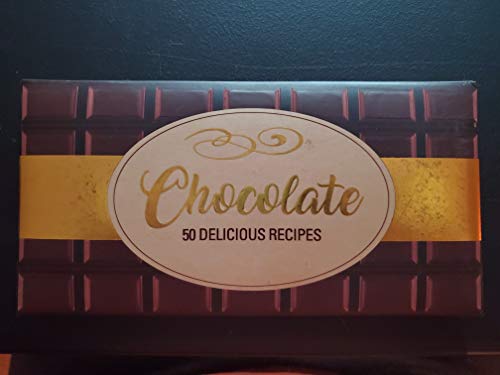 Imagen de archivo de Chocolate: 50 Delicious Recipes (booklet shaped like large chocolate bar) a la venta por Better World Books