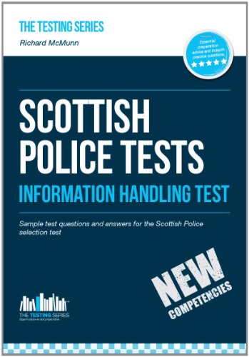 Stock image for Scottish Police Tests Information Handling Test: Sample test questions and answers for the Scottish Police Information Handling Test: Standard . Scottish Police Information Handling Test: 1 for sale by WorldofBooks