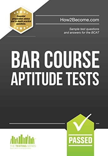 Beispielbild fr BAR COURSE APTITUDE TESTS:: Sample test questions and answers for the BCAT: 1 (Testing Series) zum Verkauf von WorldofBooks