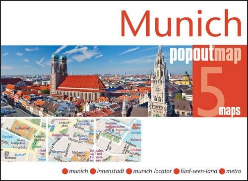 9781910218013: Munich Popout Map [Lingua Inglese]