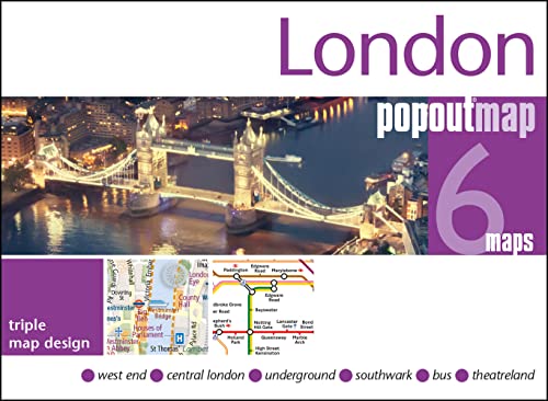 Beispielbild fr London PopOut Map: 3 PopOut maps in one handy, pocket-size format zum Verkauf von AwesomeBooks