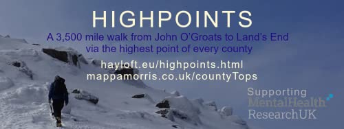 Stock image for Highpoints: A 3,500-mile walk from John O'Groats to Land's End via the highest point of every county for sale by WorldofBooks