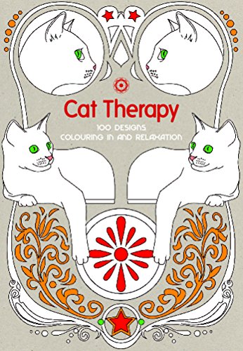 9781910254707: Art Therapy: Cat Therapy: 100 Designs Colouring in and Relaxation