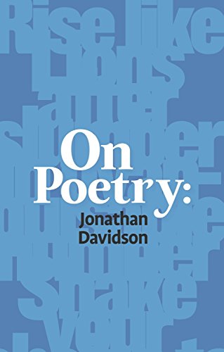 Beispielbild fr On Poetry: Jonathan Davidson zum Verkauf von WorldofBooks