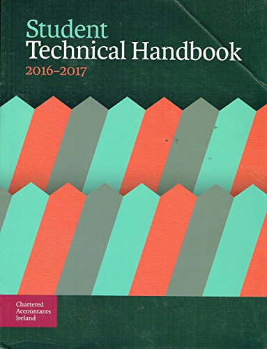 9781910374719: Student Technical Handbook 2016-2017: Chartered Accountants Ireland