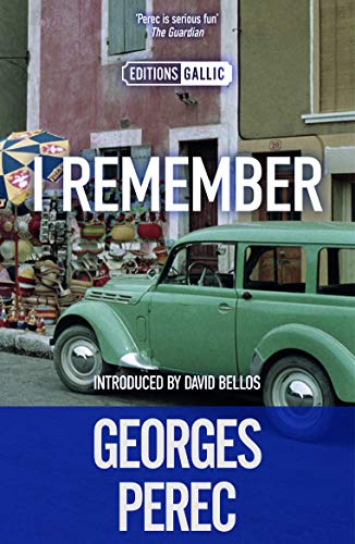 9781910477854: I Remember (Editions Gallic)