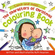 9781910587782: The Characters of Christmas Coloring Book