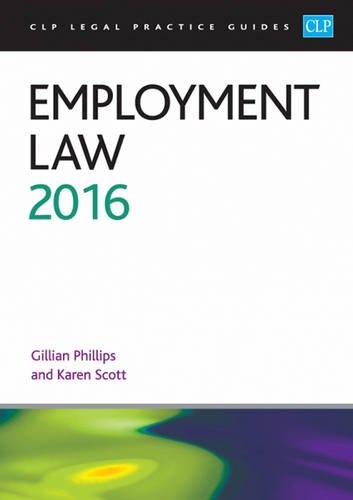Beispielbild fr Employment Law 2016 (CLP Legal Practice Guides) zum Verkauf von Reuseabook