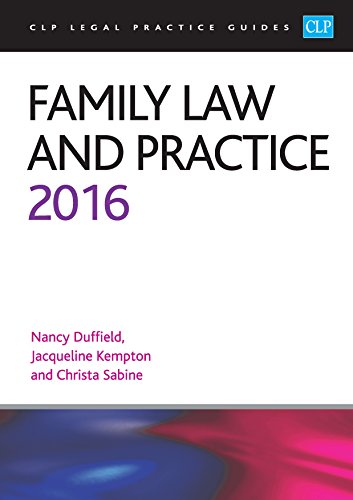 Imagen de archivo de Family Law and Practice 2016 a la venta por Better World Books Ltd