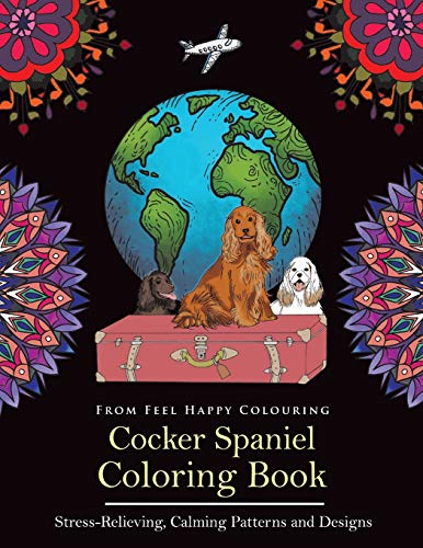 Stock image for Cocker Spaniel Coloring Book: Fun Cocker Spaniel Coloring Book for Adults and Kids 10+ for sale by Books Unplugged