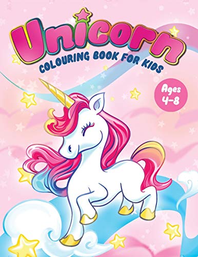 Beispielbild fr Unicorn Colouring Book for Kids Ages 48 Fun Children's Colouring Book 50 Magical Pages with Unicorns, Mermaids Fairies for Toddlers Kids to Colour zum Verkauf von PBShop.store US