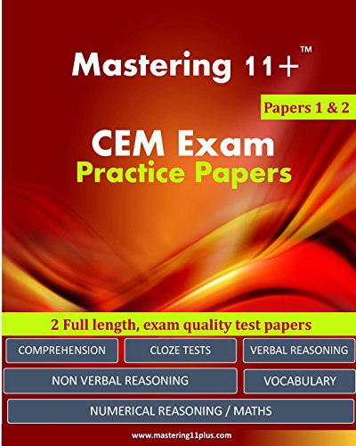 Stock image for 11+ CEM Exam Practice Papers - Pack 1: Mastering 11+ for sale by WorldofBooks