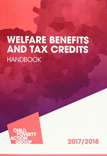 Imagen de archivo de Welfare Benefits and Tax Credits Handbook 2017/18 a la venta por MusicMagpie