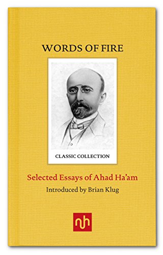 Stock image for Words of Fire: Selected Essays of Ahad Ha'am for sale by Books Unplugged