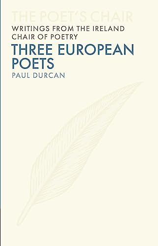 Imagen de archivo de Three European Poets a la venta por Blackwell's