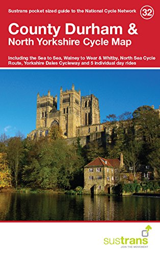 Beispielbild fr County Durham & North Yorkshire Cycle Map 32: Including the Sea to Sea, Walney to Wear & Whitby, North Sea Cycle Route, Yorkshire Dales Cycleway & 5 Individual Day Rides zum Verkauf von WorldofBooks