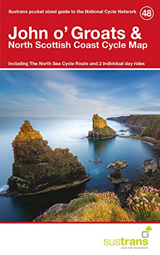 Stock image for John O'groats & North Scottish Coast Cycle Map 48 (Pocket Sized Guide to the National Cycle Network): Including the North Sea Cycle Route and 2 Individual Day Rides for sale by WorldofBooks