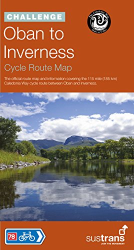 Stock image for Oban to Inverness Cycle Route Map: The Official Route Map and Information Covering the 115 Mile Caledonia Way Cycle Route Between Oban to Inverness for sale by WorldofBooks