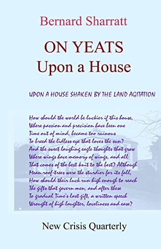 Beispielbild fr On Yeats : Upon A House zum Verkauf von Lucky's Textbooks
