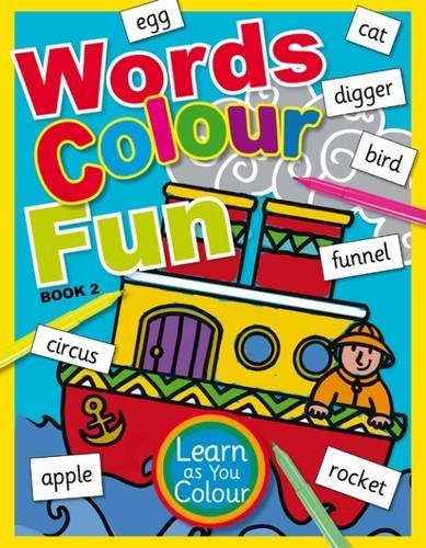 9781910965405: Words Colour Fun: Book 2 (Learn as You Colour)