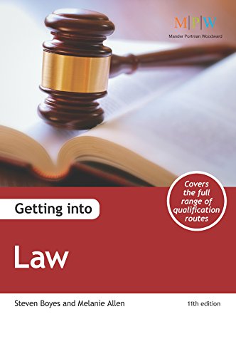 Stock image for Getting into Law for sale by WorldofBooks