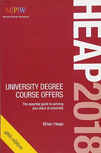 9781911067481: HEAP 2018: University Degree Course Offers