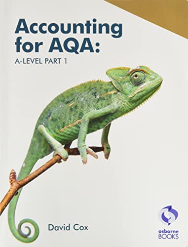 Stock image for Accounting for AQA A-level Part 1 - Text for sale by AwesomeBooks