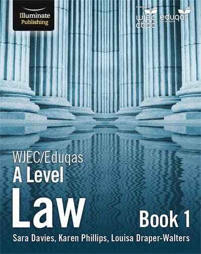9781911208457: WJEC/Eduqas Law for A Level: Book 1