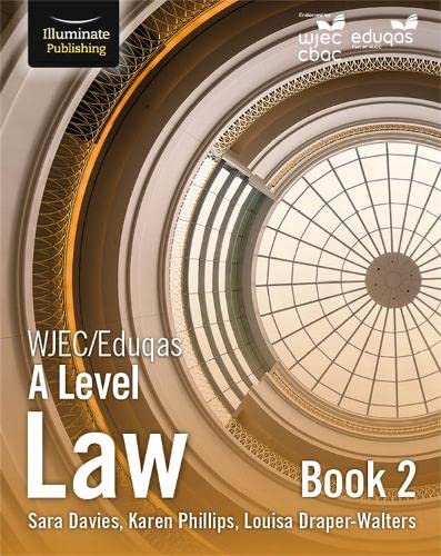 Stock image for WJEC/Eduqas Law for A Level: Book 2 for sale by AwesomeBooks