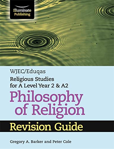 Stock image for WJEC/Eduqas Religious Studies for A Level Year 2 & A2 - Philosophy of Religion Revision Guide for sale by MusicMagpie