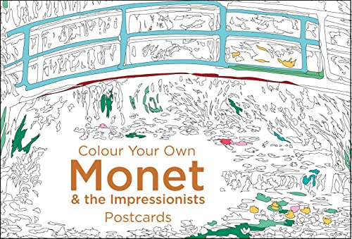 Imagen de archivo de Colour Your Own Monet & the Impressionists Postcard Book (Colouring Books) a la venta por Revaluation Books