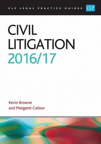 Imagen de archivo de Civil Litigation 2016/17 a la venta por Better World Books Ltd