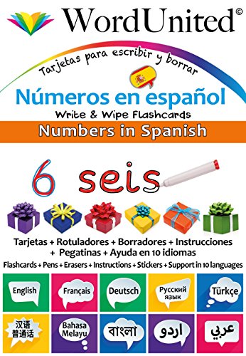 9781911333135: Numbers in Spanish: Write & Wipe Flashcards