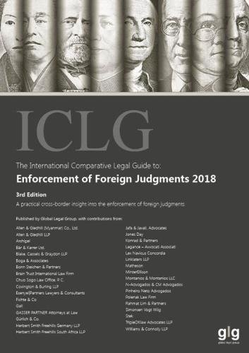 Beispielbild fr The International Comparative Legal Guide to: Enforcement of Foreign Judgments 2018 2018 (The International Comparative Legal Guide Series) zum Verkauf von Monster Bookshop