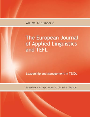 Stock image for The European Journal of Applied Linguistics and TEFL: Leadership and Management in TESOL for sale by THE SAINT BOOKSTORE